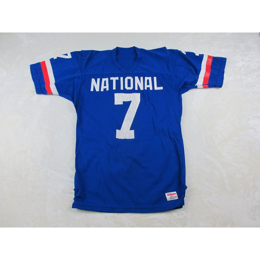 VINTAGE Joe Theismann Jersey Mens Large Blue National League Pro‎ Bowl Wilson*